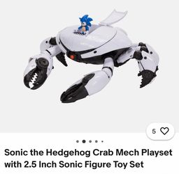 Hedgehog crab mech toy set