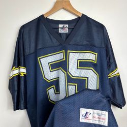 Junior Seau Vintage 90s Athletic San Diego Chargers Jersey 