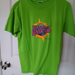 Vintage 90s Universal Islands Of Adventure Tshirt Size Small