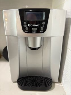 Costway counter top ice maker machine   Can make small or “large” ice cubes