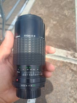 Camera Sigma Lens
