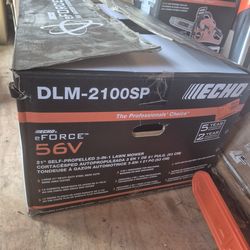 ECHO 56V 21 in. Cordless Battery Walk Behind Self-Propelled Lawn Mower with 5.0Ah Battery and Char