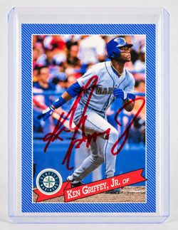 Ken Griffey Jr. Signed 1989 Topps Traded Rookie Card #41T
