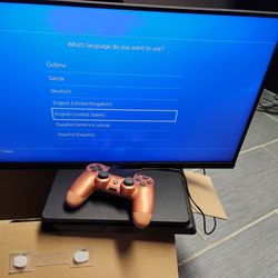 PS4 Slim w/ Controller And 10 Games