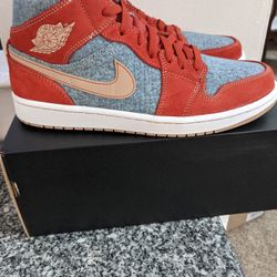 Air Jordan Red Deb Size 8.5m And 9m