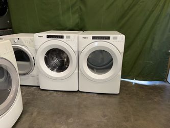 WHIRLPOOL XL CAPACITY WASHER DRYER ELECTRIC SET FREE DELIVERY