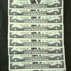 1976 BICENTENNIAL $2 BILLS