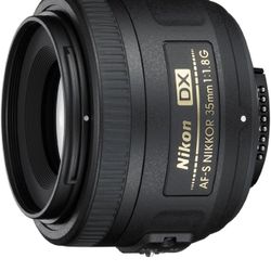 Nikon AF-S DX NIKKOR 35mm f/1.8G Lens with Auto Focus 