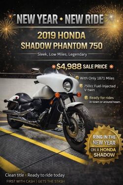 2019 Honda Shadow Phantom