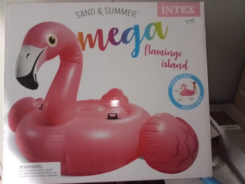 Extra Large Pink Flamingo Pool Float