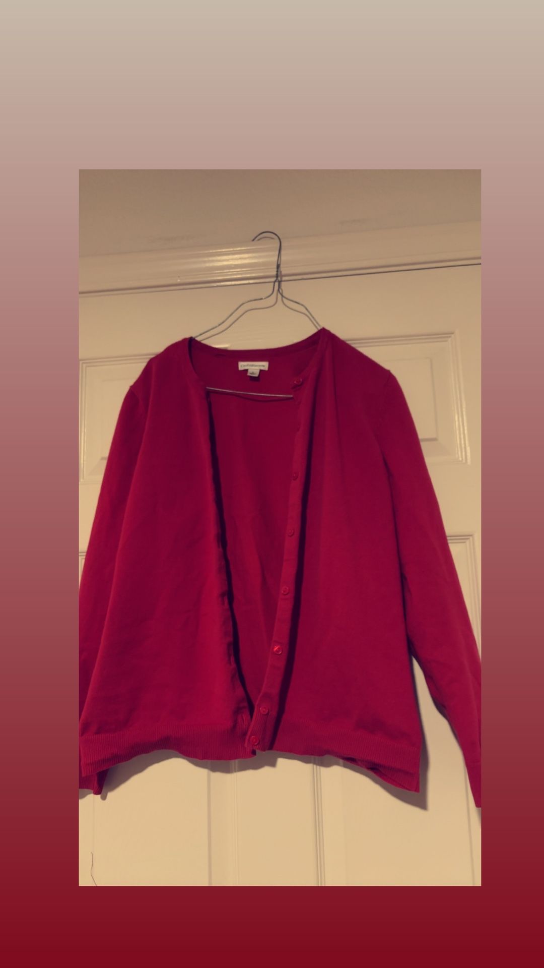 Red Cardigan