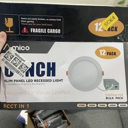 Amico 6” Slim Panel Led Recessed Light 