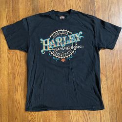 Vintage 1997 Harley Davidson Las Vegas T Shirt 