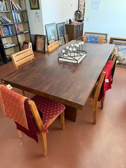 Real wood table