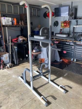 Gold’s Gym XR 10.9 Power Tower with Push-Up, Pull-Up & Dip Stations