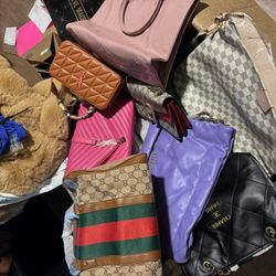50 Designer Bags And 11 Wallets 