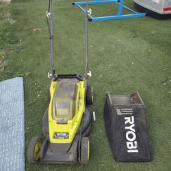 Ryobi One+ 18V 13-inch Cordless Battery Walk Behind Push Lawn Mower