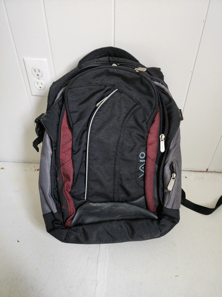 High Sierra Black & Red Laptop School Backpack