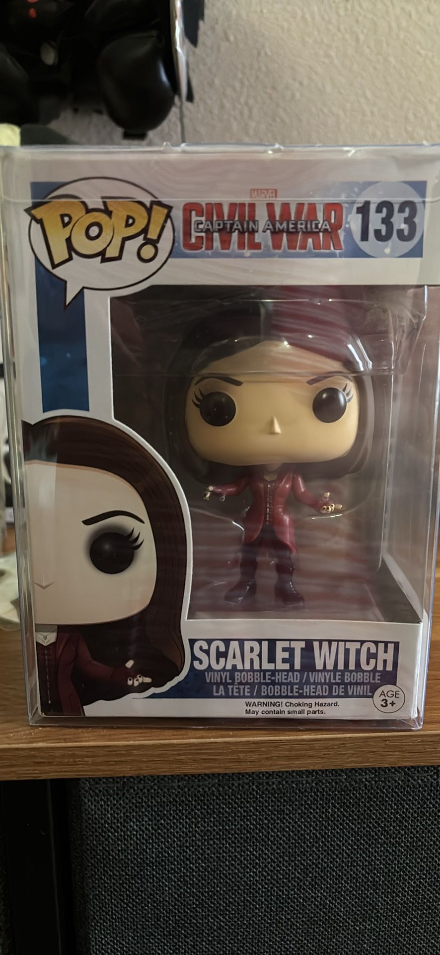 Scarlet Witch Civil War Funko Pop (signed)