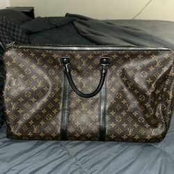 Louis Vuitton Brown Duffle Bag