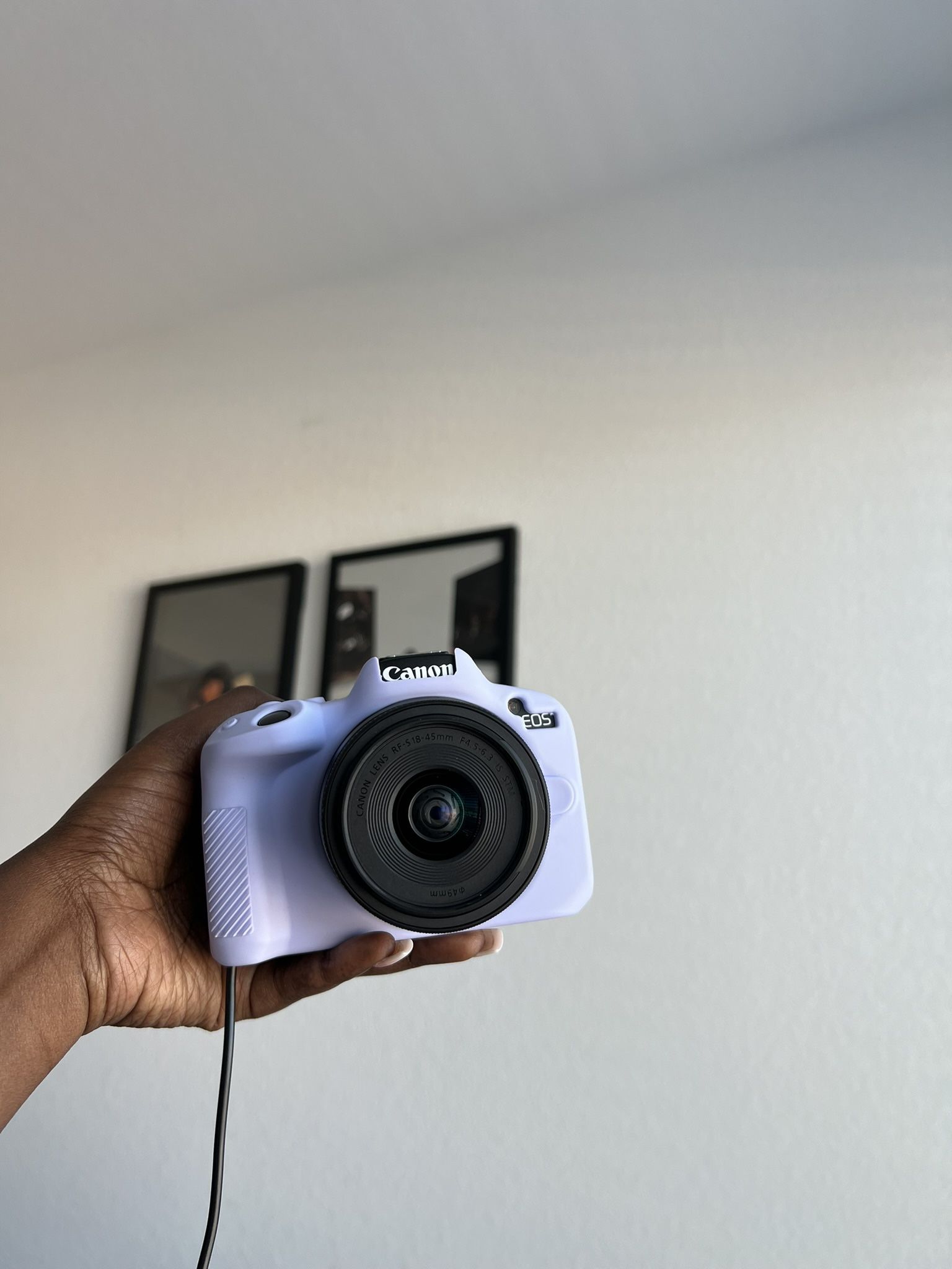 Canon EOS R50 Camera + 18-45mm Lens + Dummy Battery – $600 (Like New)