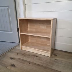 New Rubber Wood Montessori Shelf and Toy Storage