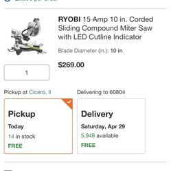 Ryobi Saw 