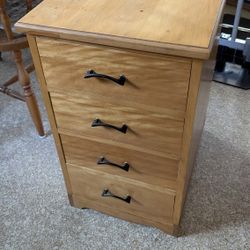 4 Drawer Side Table