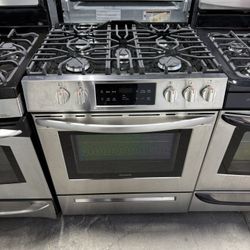 Frigidaire Stainless Steel Slidden In 5 Burner Range Stove 