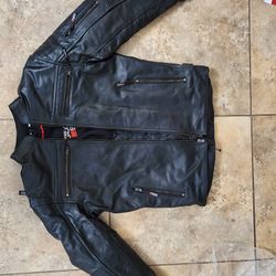 New Buffalo Leather  Motorcycle Jacket