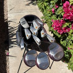 Lefty women’s golf clubs set with a golf bag