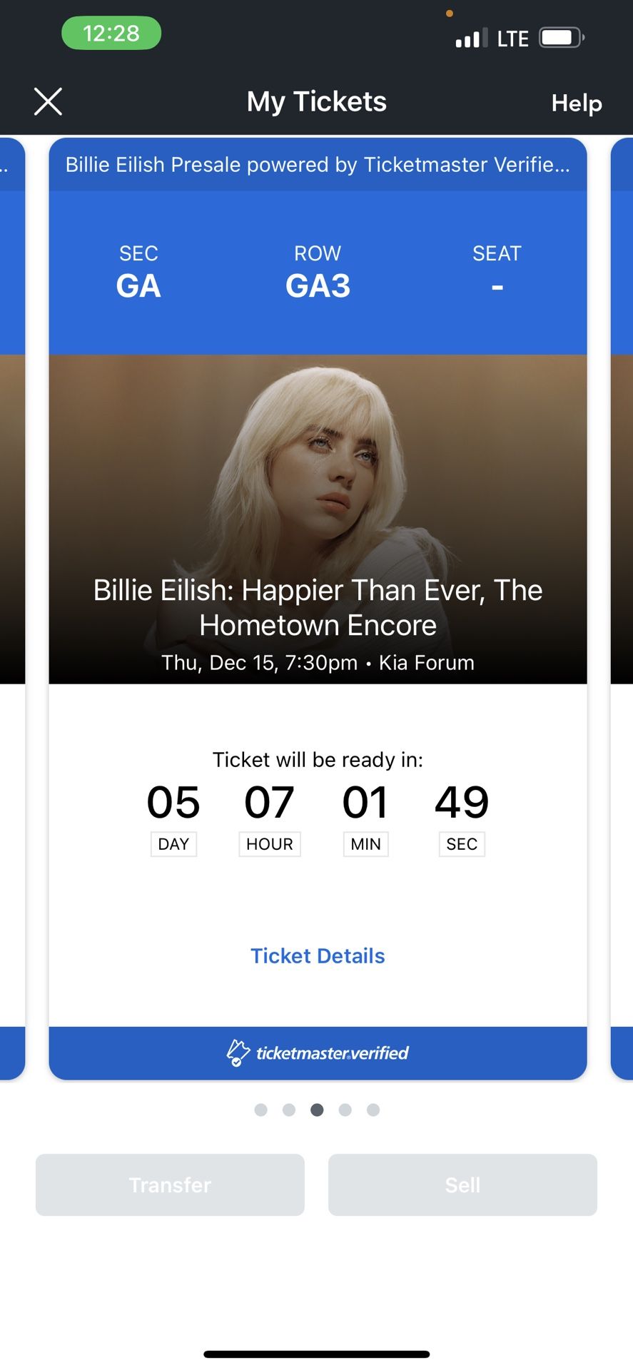 Billie Eilish tickets NEXT WEEK SHOW