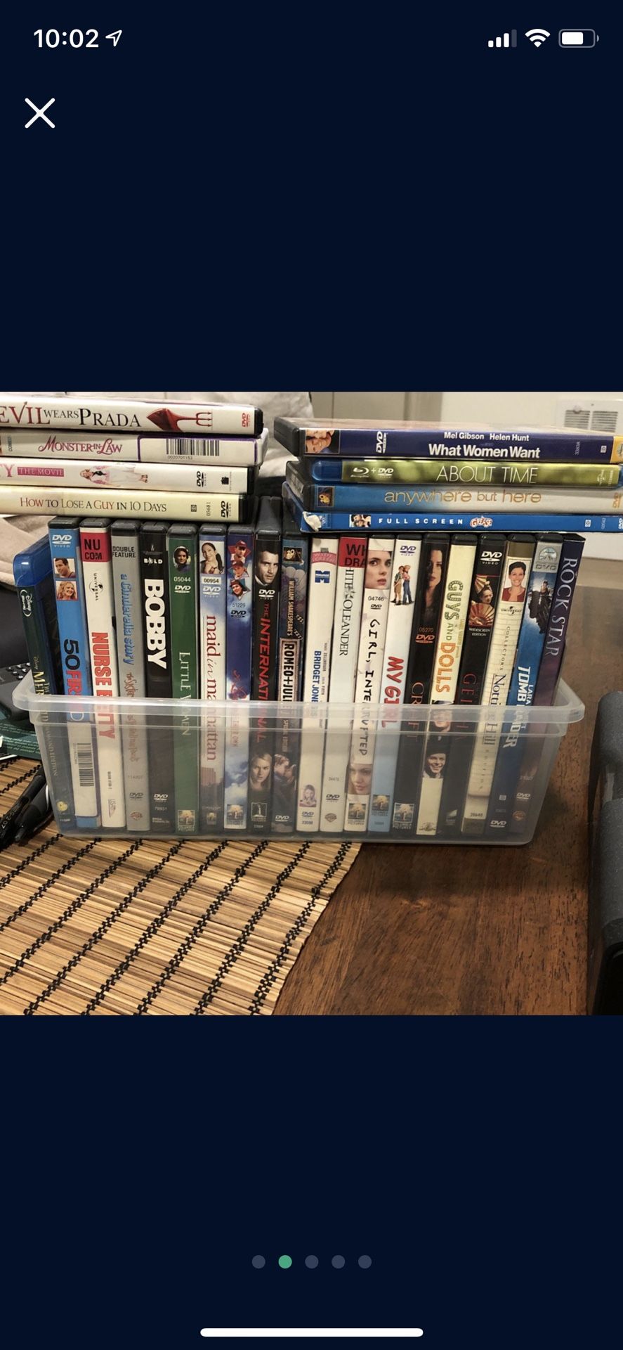 Blu-ray player with DVD collection