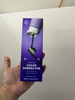 Moon Purple Color Corrector Whitening Toothpaste