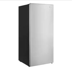 Vissani 7.1 cu. ft. Manual Defrost Convertible Upright Freezer in Stainless Steel Look