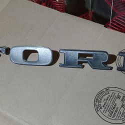 Ford F100 Hood Emblem Letters Original 1971