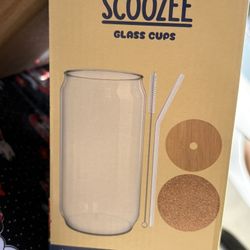 Scoozee 18oz Glass Cups (set Of 4)
