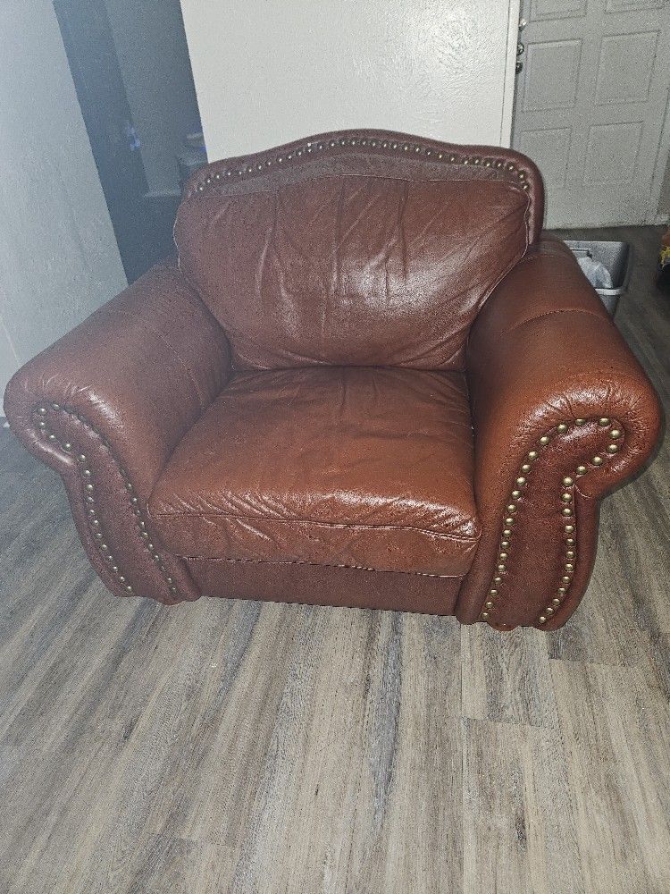 Chair With Matching Ottoman In Storage