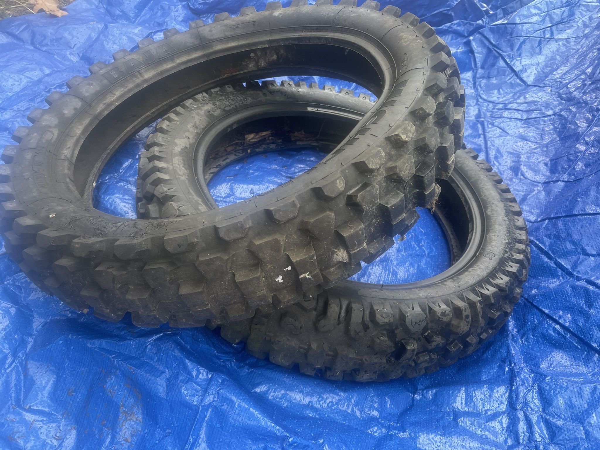 Dirt Bike Tires, 140/80/18.   $65 For Both π