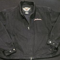 Harley Davidson Vintage Hog Embroidered Jacket Mens Size 3XL