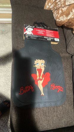 Betty Boop 4 piece Car Floor Mats, black