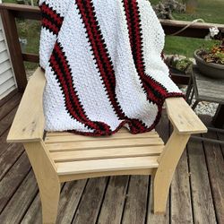 Hand Crocheted Throw Afghan Blanket