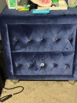 Blue bedroom set