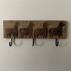 Wood Wall Decor With Hooks