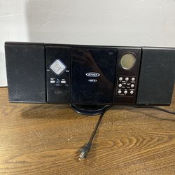 Jensen JMC-180 wall mountable CD AM-FM stereo Power Cord Antenna Detachable