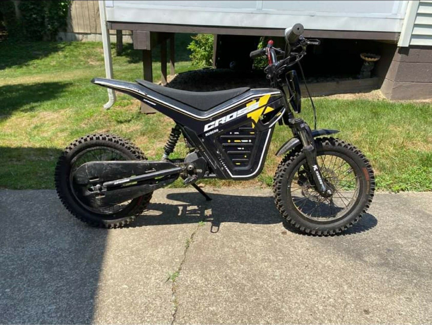 Electric cross kids dirt bike