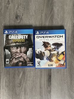 Overwatch/Call Of Duty WW2 PS4