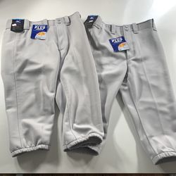 Mizuno Premier Youth XXX-Large Baseball Pants Short Knickers Pant Gray