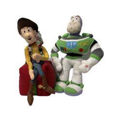 Toy Story Disney Christmas Woody And Buzz Large Porch Design/decor