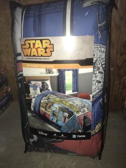 New!!! Star Wars twin size reverseable comforter